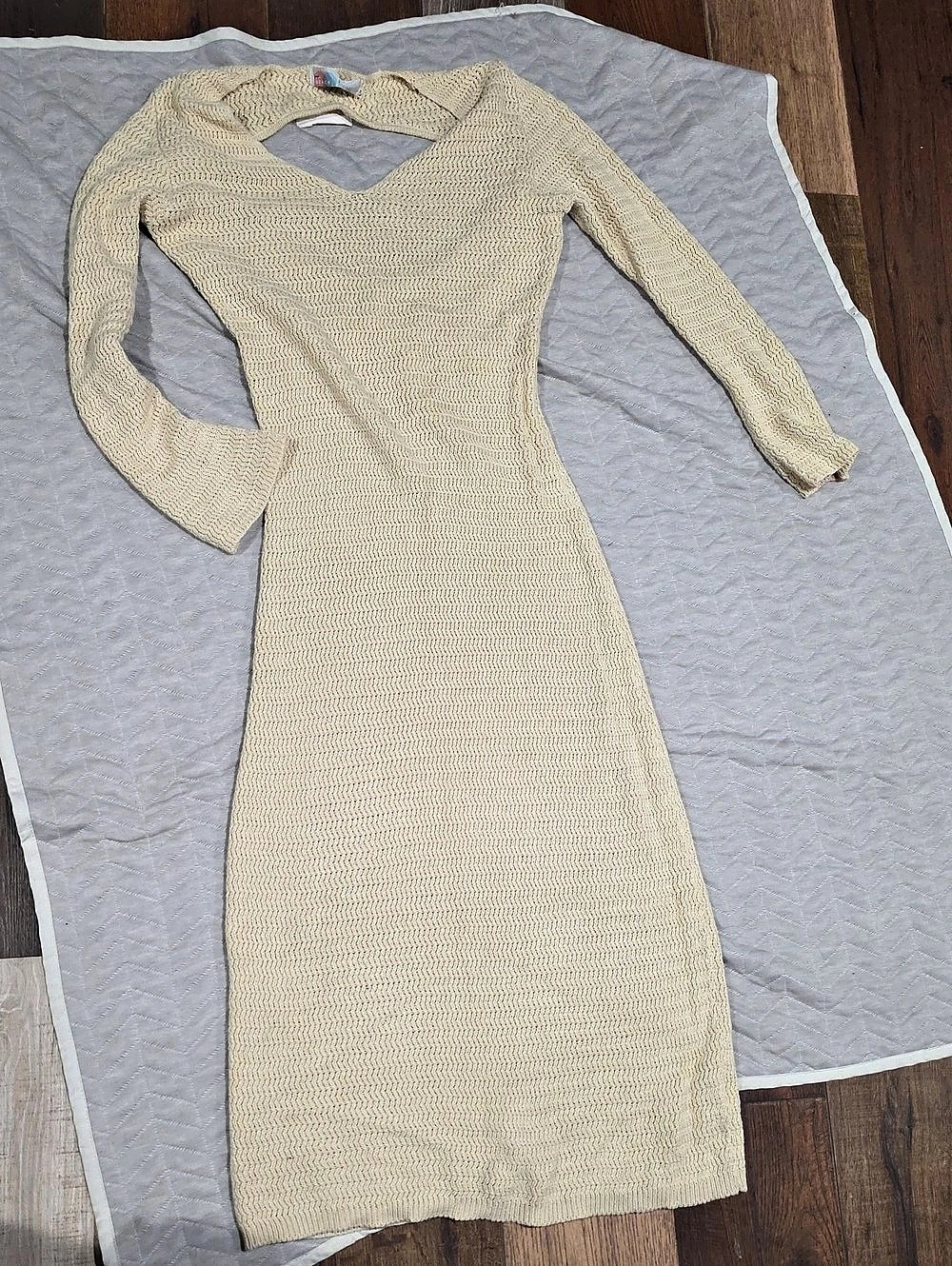 Free People FP Beach Luna Midi Dress Cream Size Large